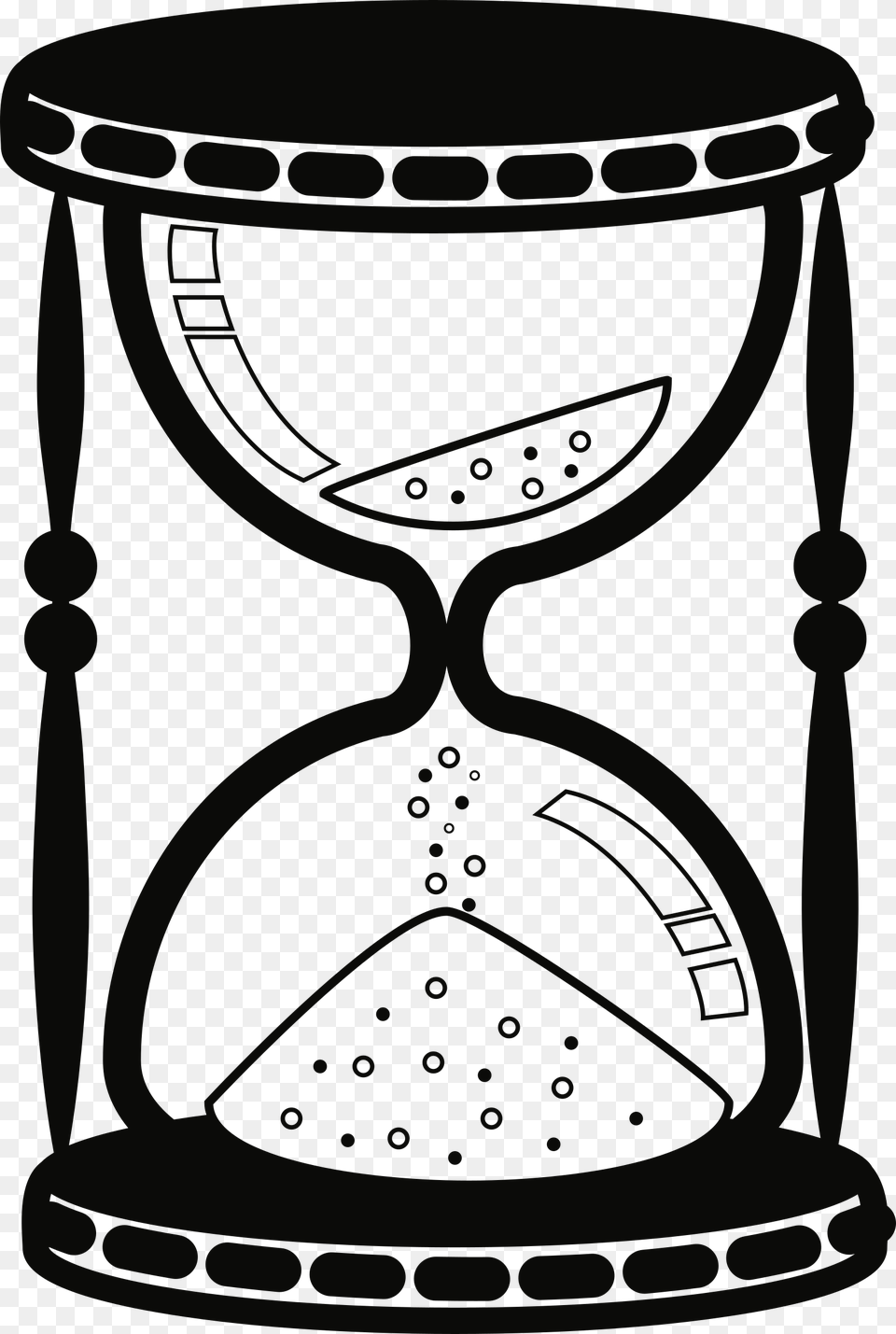 Death Clock Clipart, Hourglass Png