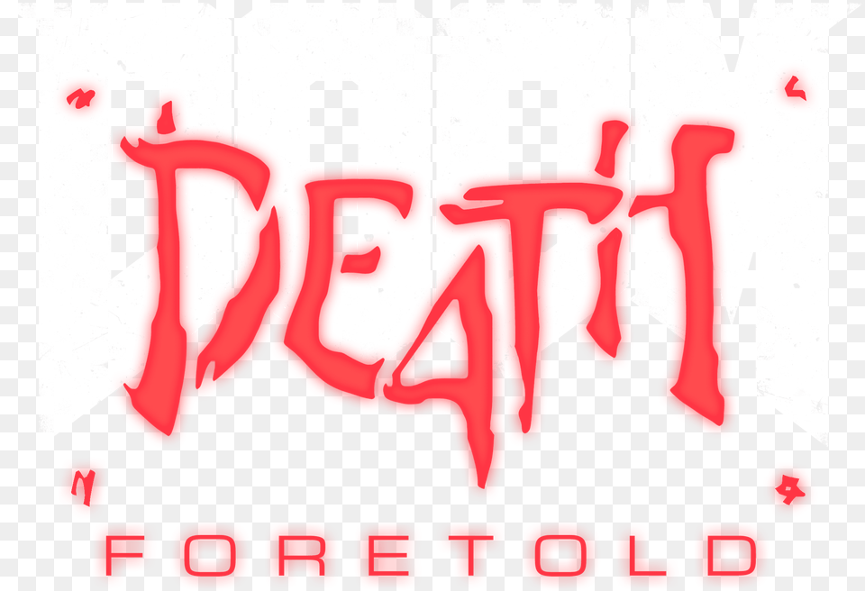 Death Foretold Mod Doom Logo, Text, Art, Person Free Png