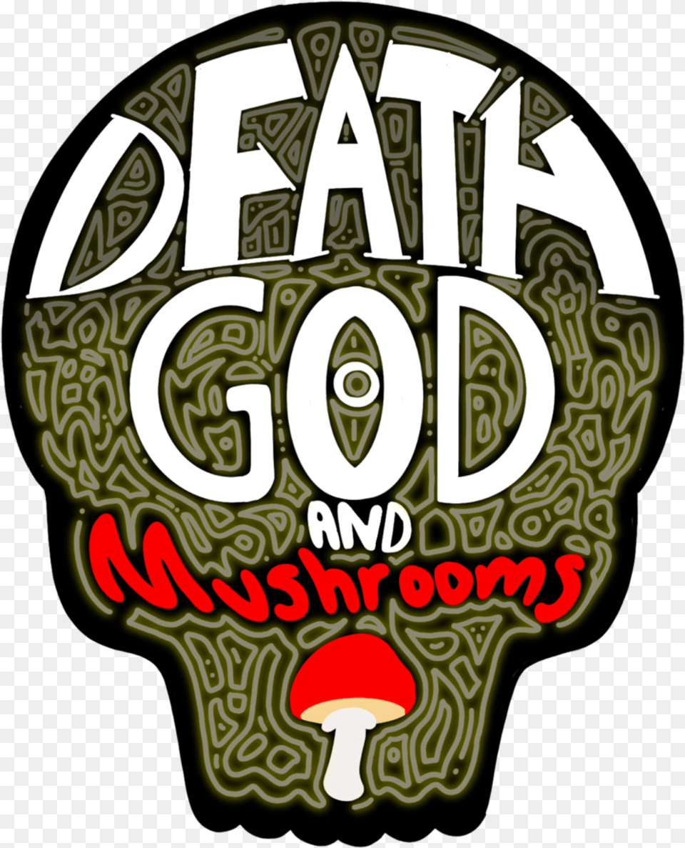 Death God And Mushrooms Dot, Fungus, Plant, Logo Png Image