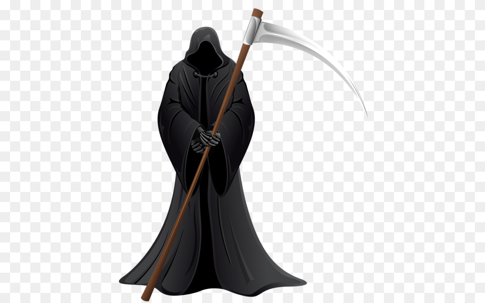 Death Grim Reaper, Fashion, Spear, Weapon Png Image