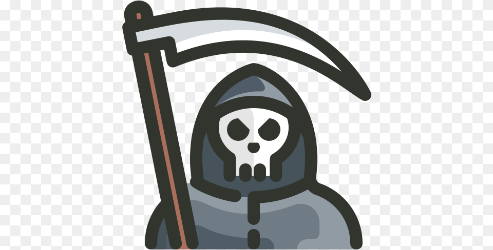 Death Grim Reaper Icon Of Halloween 01 Grim Reaper Icon Free Png Download