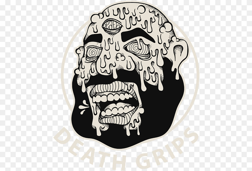 Death Grips Art, Sticker, Logo, Adult, Male Free Png Download