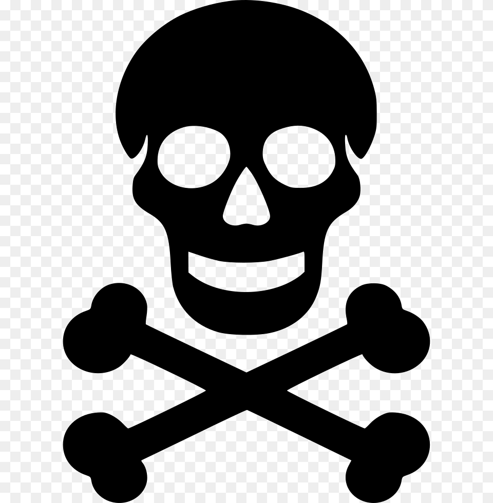 Death Icon Simple Skull And Crossbones, Stencil, Baby, Person Free Png