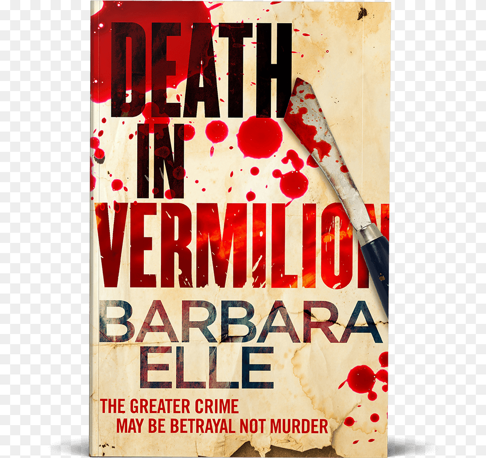 Death In Vermilion Barbara Elle Poster, Advertisement Png