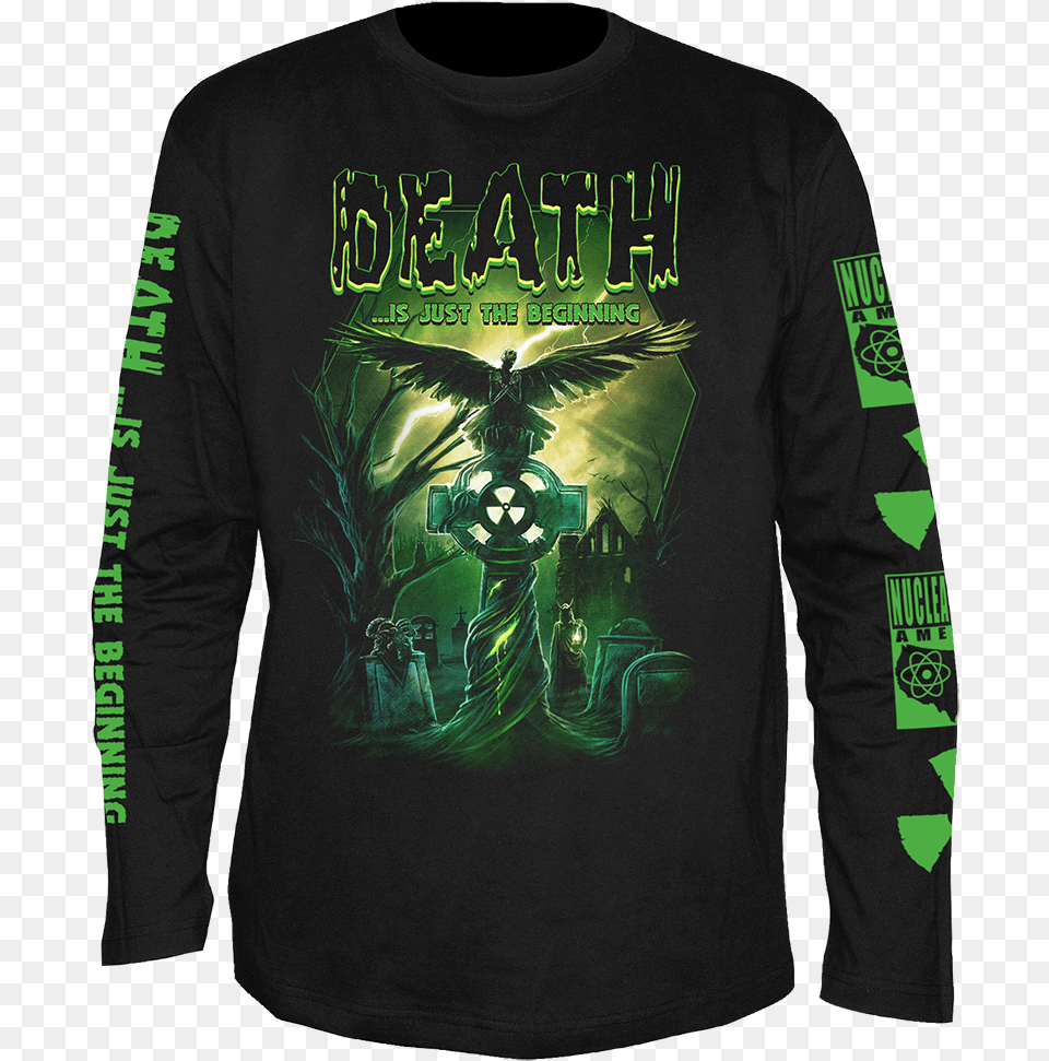 Death Is Just The Beginning Shirt, Clothing, Long Sleeve, Sleeve, T-shirt Png Image