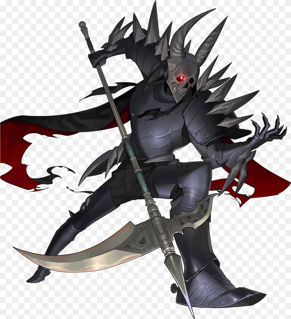 Death Knight The Reaper Btlface Death Knight Fire Emblem Heroes, Sword, Weapon, Blade, Dagger Png Image