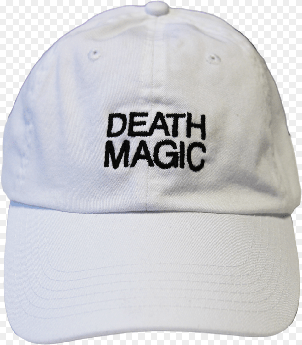 Death Magic Dad Hat White For Baseball, Baseball Cap, Cap, Clothing Free Png