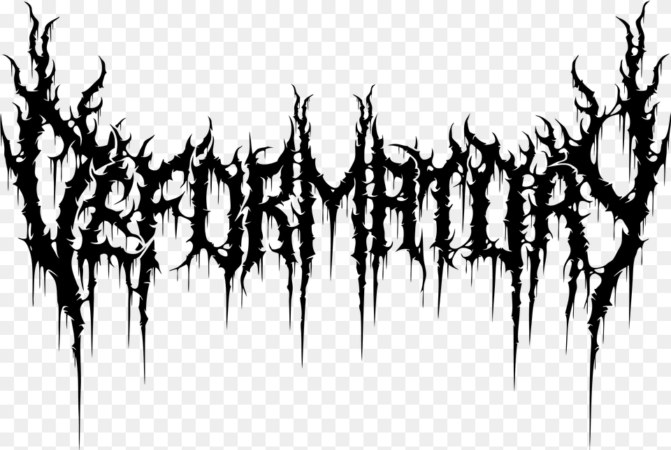 Death Metal Extreme Metal Logo, Gray Free Png Download