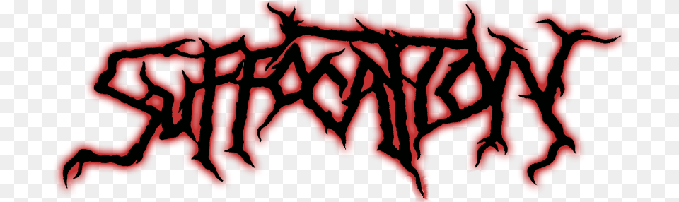 Death Metal Suffocation Band Logo, Light, Art, Text Png Image