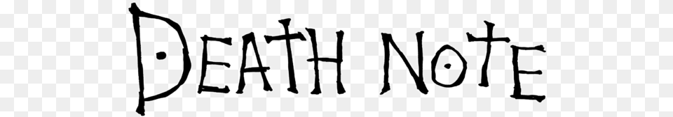 Death Note, Text, Handwriting, Cross, Symbol Png Image
