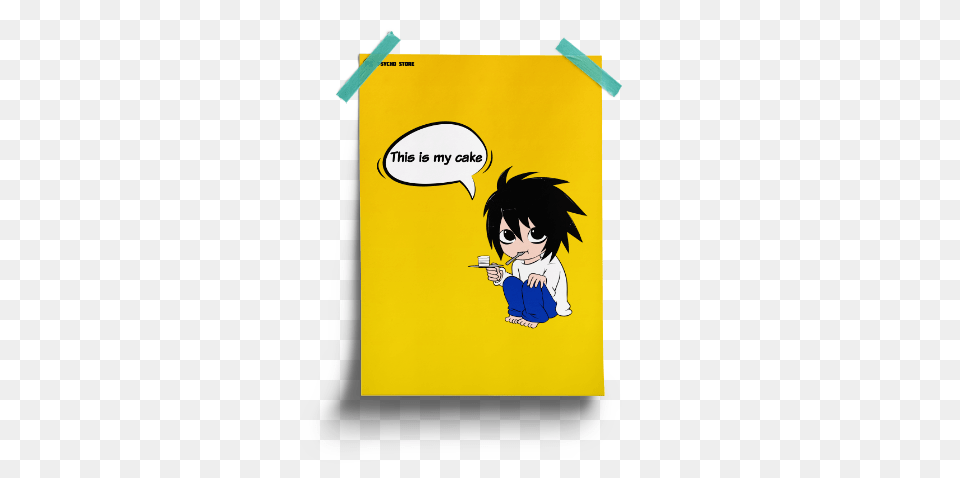 Death Note Anime Posters India This Is My Cake, Book, Comics, Publication, Baby Free Png Download