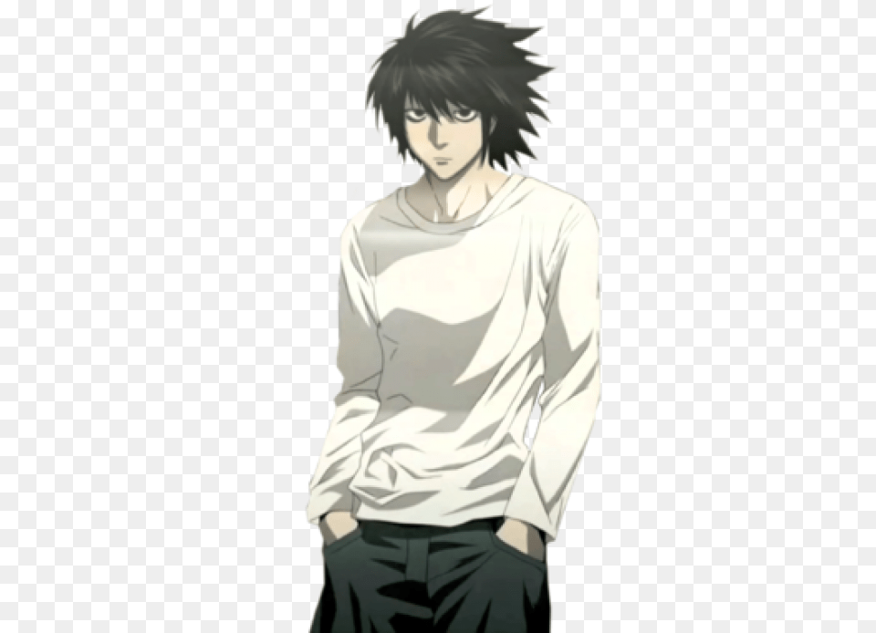 Death Note L Death Note L De Death Note Phone L Death Note, Adult, Person, Man, Male Free Png Download