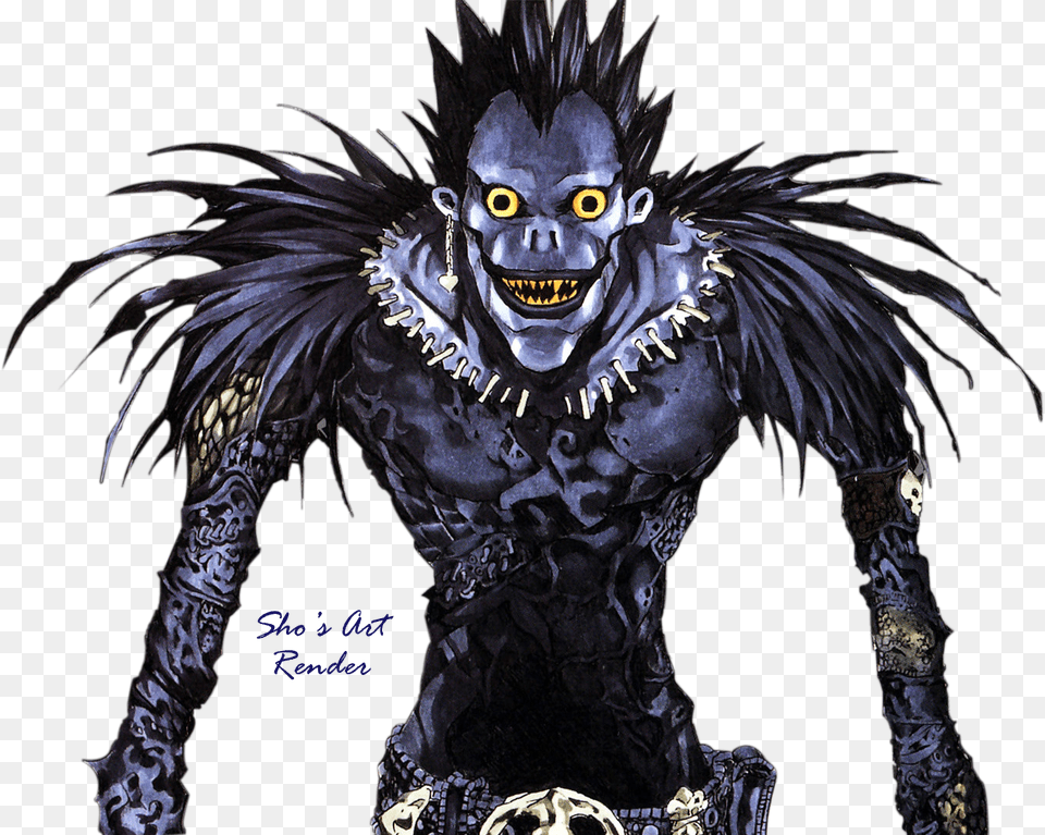 Death Note Ryuk, Face, Head, Person, Art Free Transparent Png