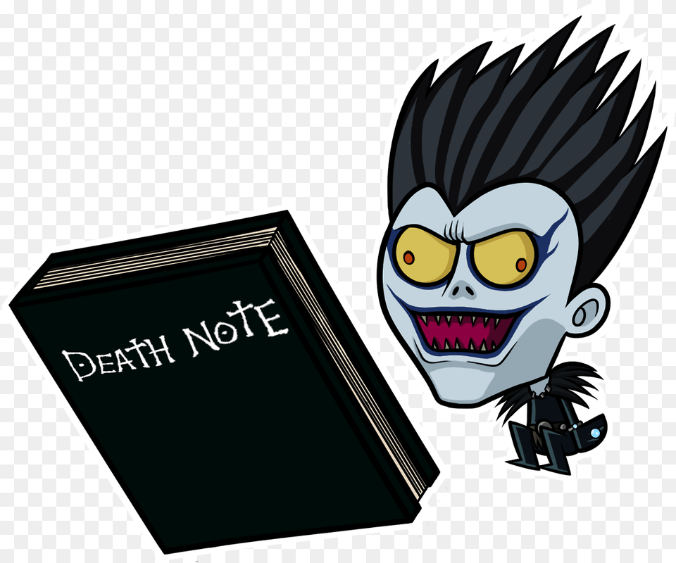 Death Note Ryuk Death Note Light Up The New World Death Note, Publication, Book, Person, Face Free Png Download