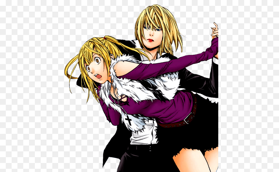 Death Note U201ctransparent Lidner Restraining Misa Death Note Halle Lidner, Adult, Publication, Person, Manga Free Png Download