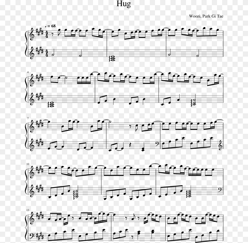 Death Of A Bachelor Piano Sheet, Gray Png