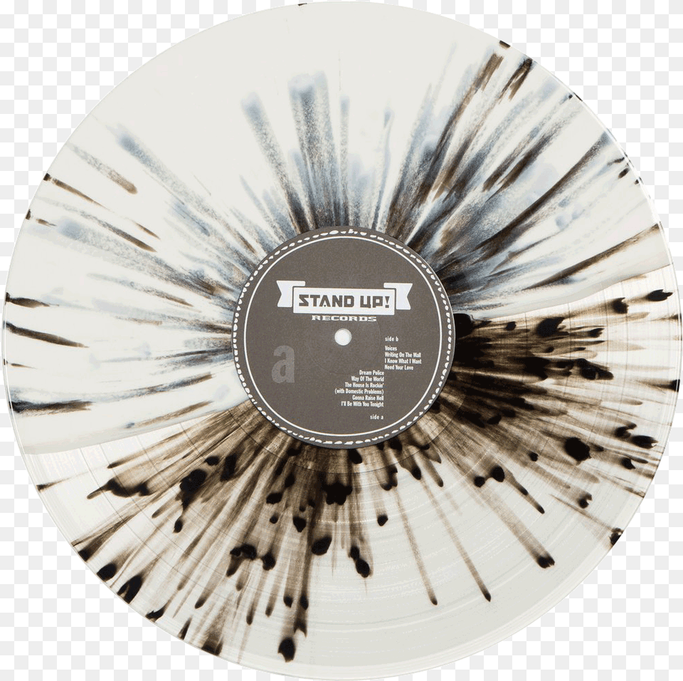 Death Of The Party Black Splatter Vinyl, Disk, Dvd Free Png Download