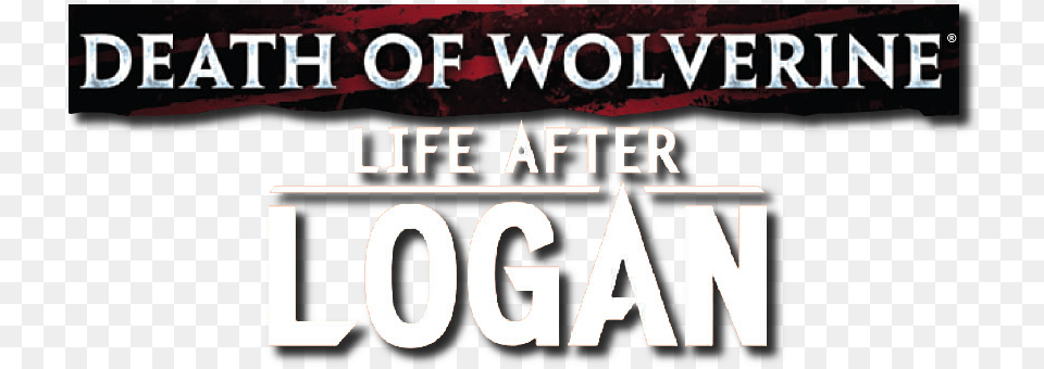 Death Of Wolverine Life After Logan Logo Logan The Wolverine Logo, Book, Publication, Text, Scoreboard Free Png Download