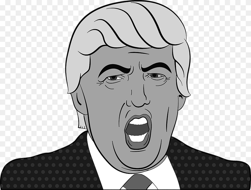 Death Penalty Drug Dealer Download Donald Trump Cartoon Face, Head, Person, Adult, Male Png Image