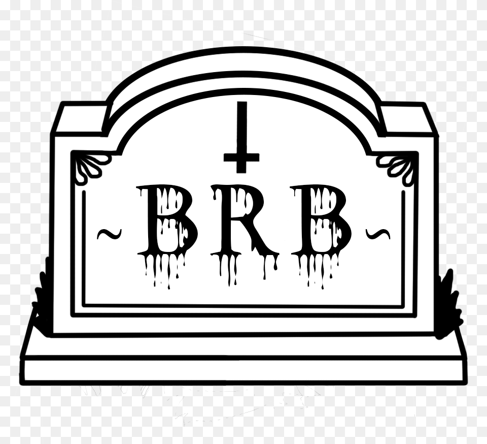 Death Rip Grave Brb Iwanttodie Angelcore Blackandwhite, Tomb, Gravestone, Altar, Architecture Png Image