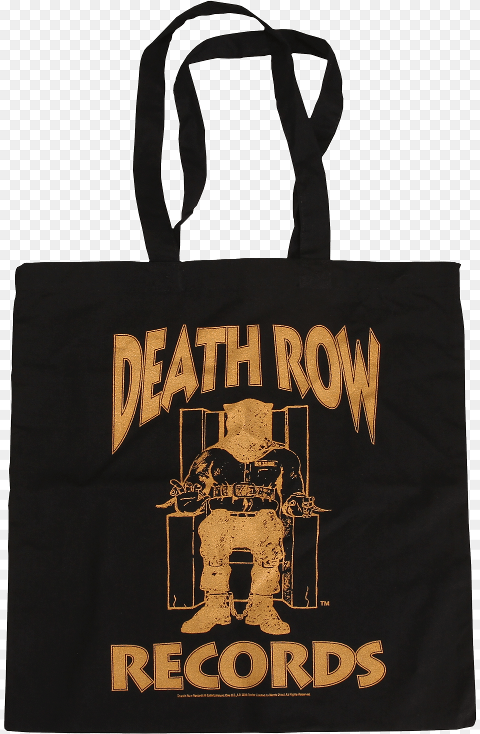 Death Row Records Gold Logo Tote Death Row Records, Bag, Tote Bag, Woman, Wedding Free Png