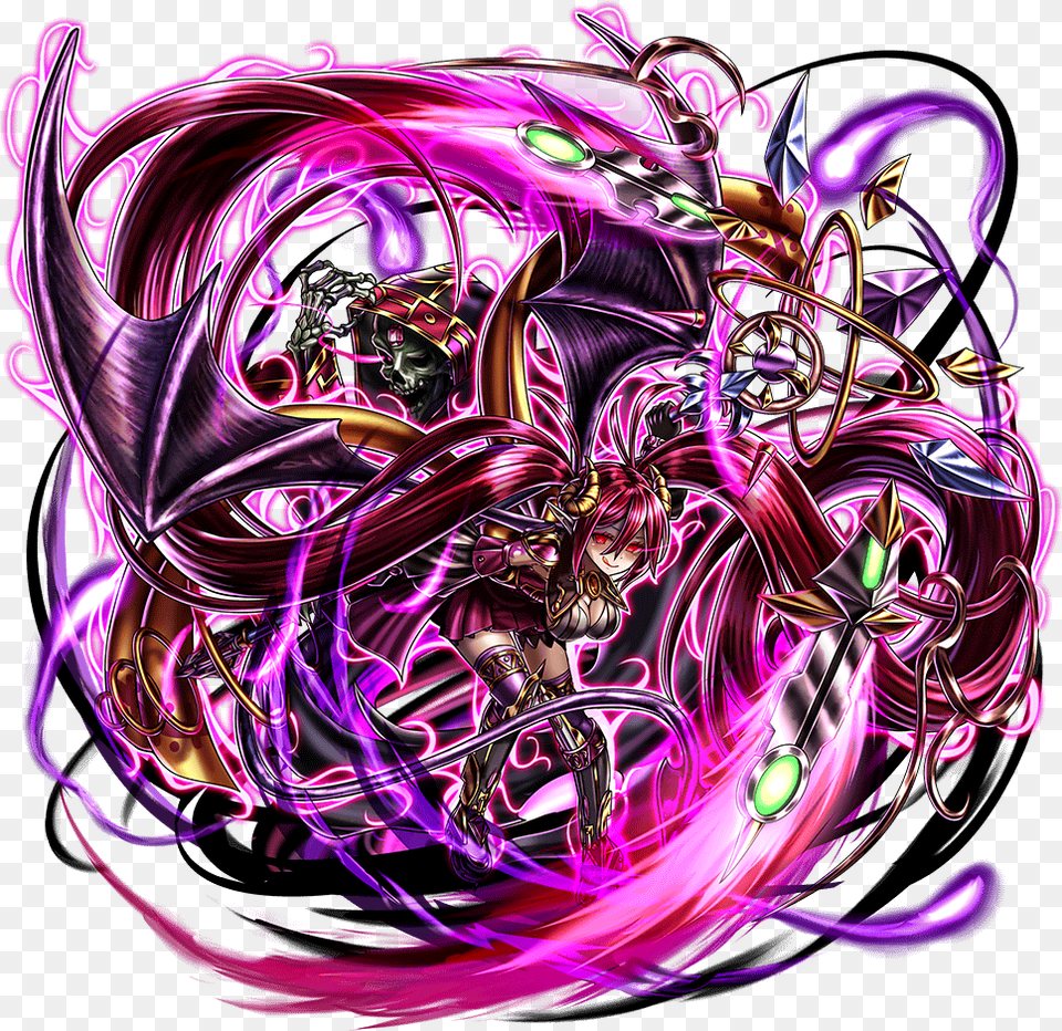 Death Sickle Queen Lily Full Art Grand Summoners Lily, Pattern, Purple, Graphics, Accessories Free Transparent Png