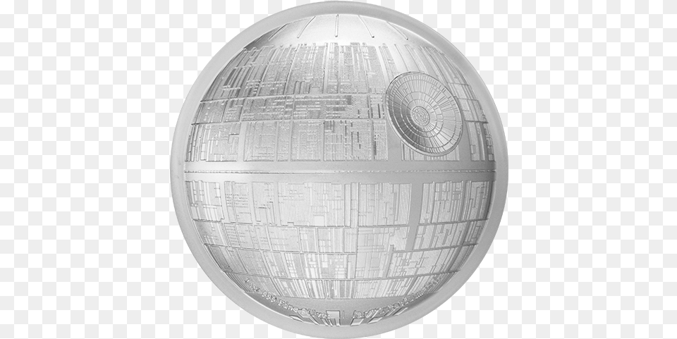 Death Star 2oz Silver Coin Circle, Photography, Sphere, Disk, Astronomy Png