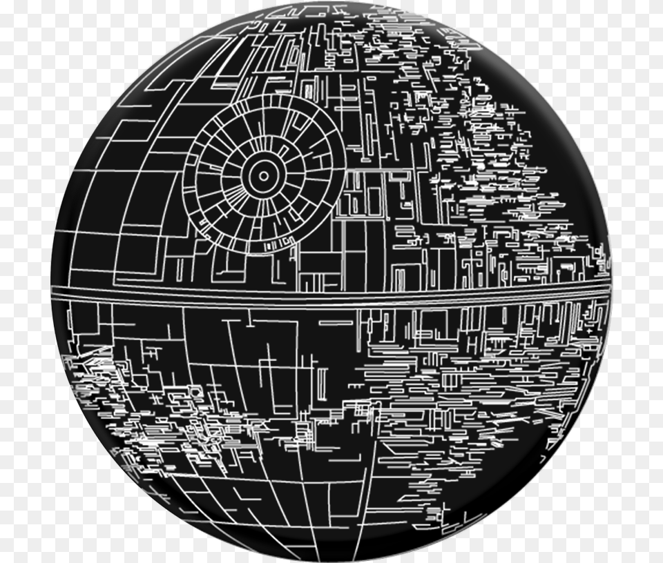 Death Star Aluminum Productlink Death Star Pop Socket, Astronomy, Outer Space, Planet, Globe Free Png