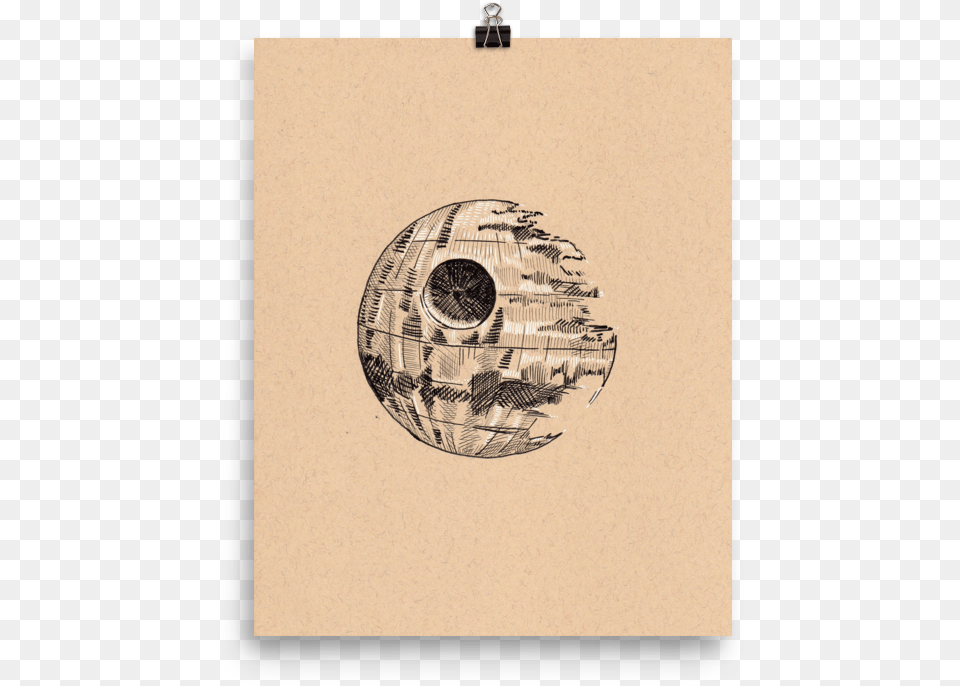 Death Star Art Print U2014 Megan Yiu Illustration Shutter, Sphere, Animal, Bird, Drawing Free Transparent Png