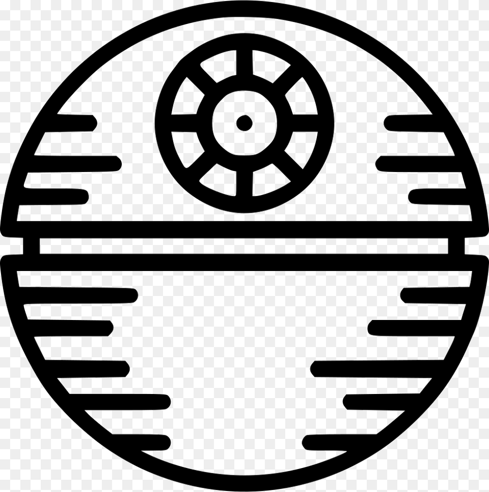 Death Star Death Star Icon, Machine, Stencil, Wheel, Device Png Image