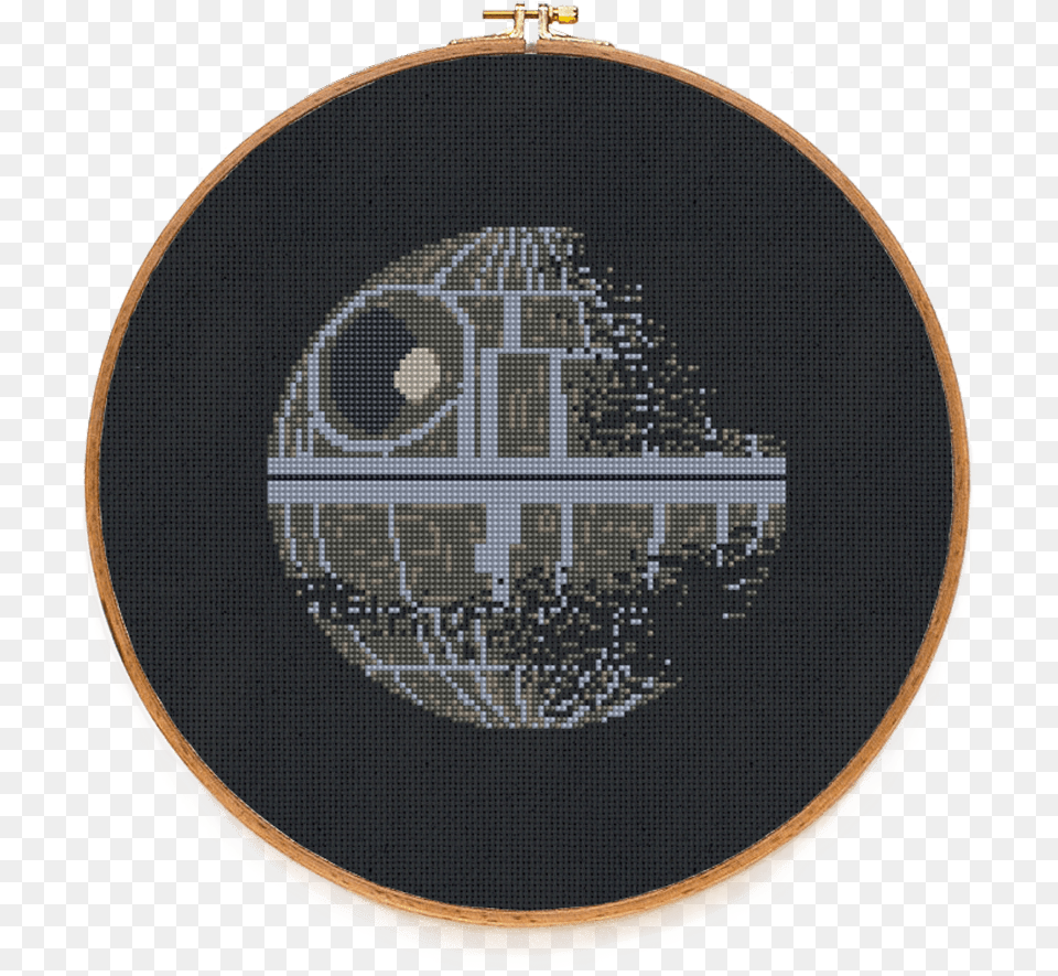 Death Star Ii Death Star Ii Star Wars Cross Stitch Kit By Stitchering, Embroidery, Pattern, Face, Head Free Png Download