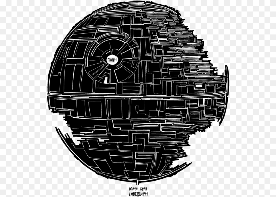 Death Star Vector Graphic Freeuse Estrella De La Muerte Dibujo, Gray Png Image