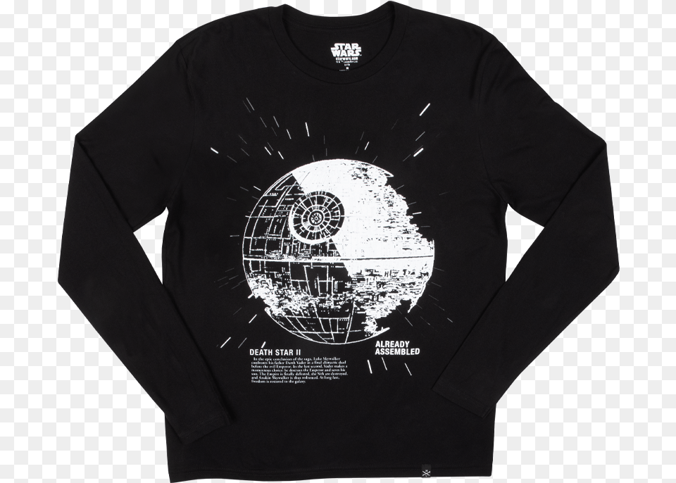 Death Star Vintage Toy Long Sleeve Long Sleeve, Clothing, Long Sleeve, T-shirt, Knitwear Free Png Download