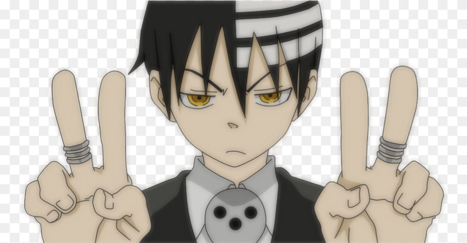 Death The Kid By Naruto Lover16 D4l0zrj Soul Eater Death The Kid, Body Part, Person, Hand, Publication Png Image