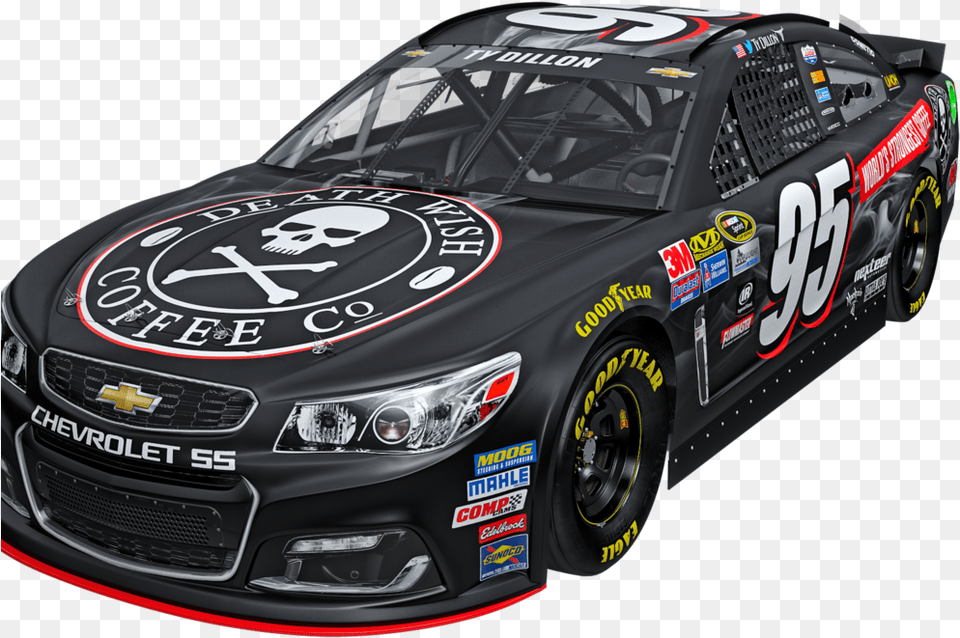 Death Wish Coffee Co Death Wish Coffee Nascar, Car, Transportation, Vehicle, Sports Car Png Image