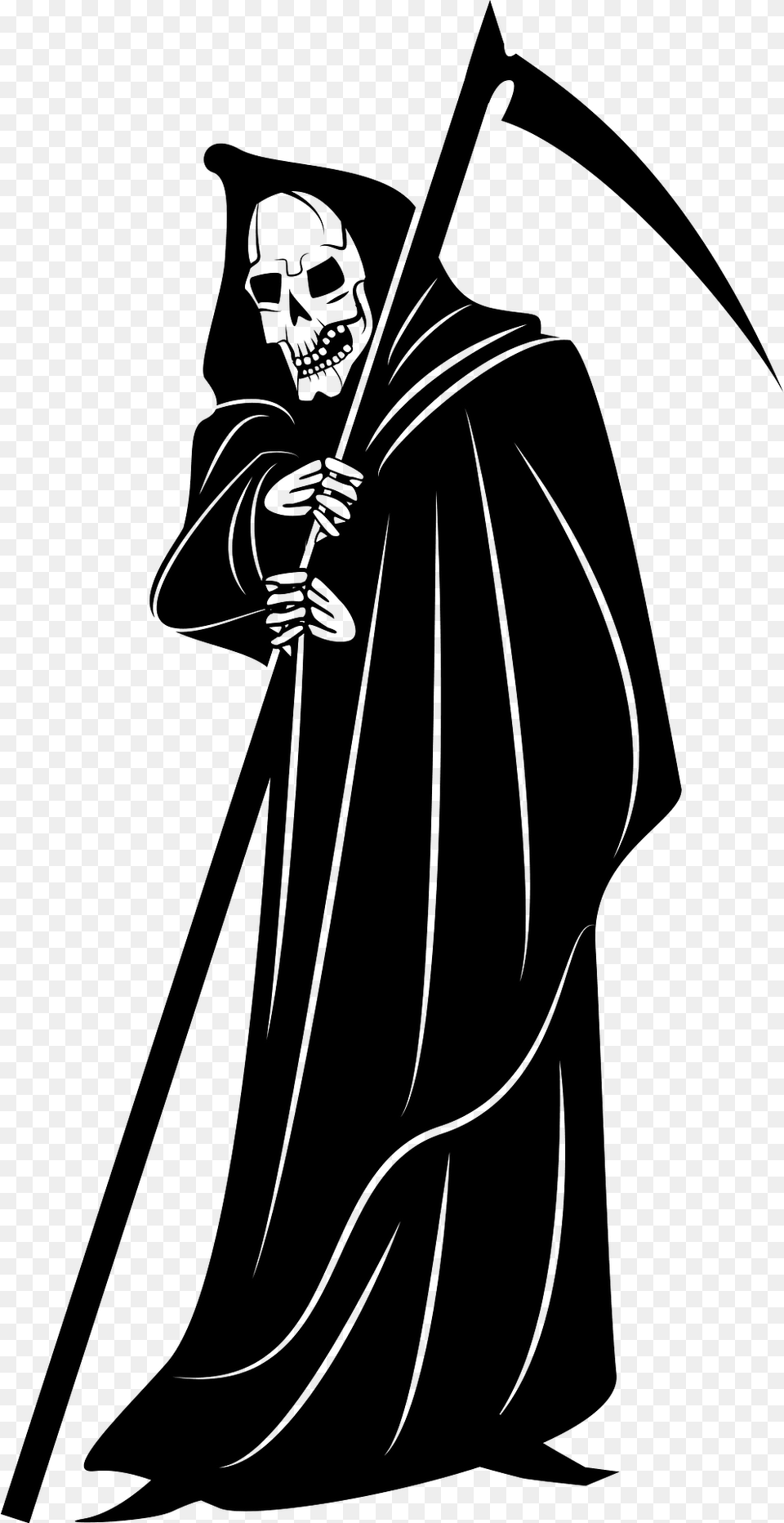 Death With Scythe Clipart, Fashion, People, Person, Face Free Png