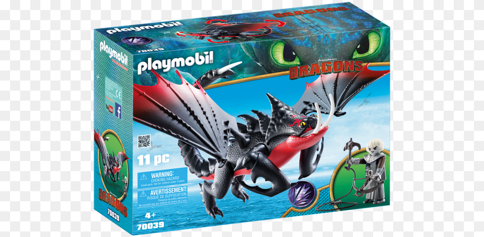 Deathgripper With Grimmel Dragons 3 Playmobil 2019, Dragon, Electronics, Hardware, Person Free Png Download
