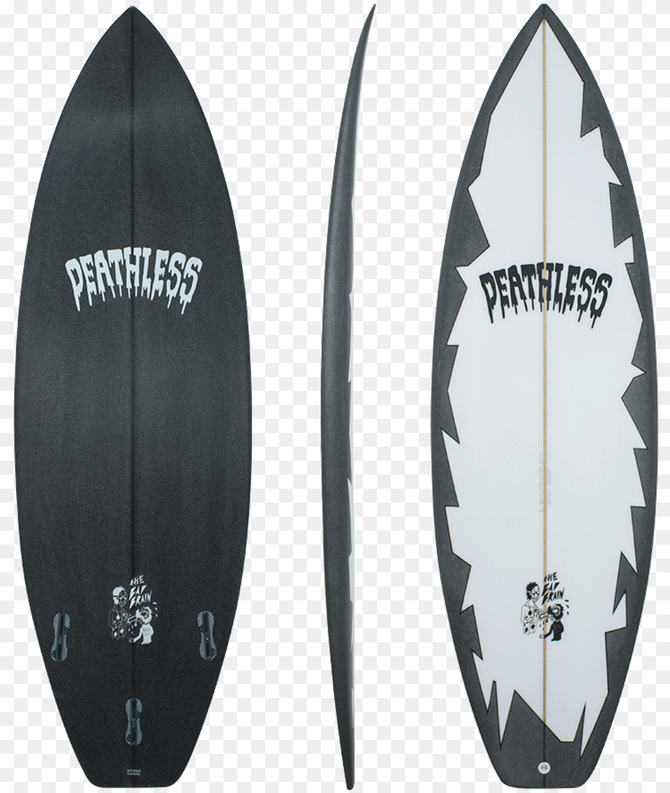 Deathless The Bad Brain Shattered Black Surfboard, Sea Waves, Sea, Outdoors, Nature Free Transparent Png