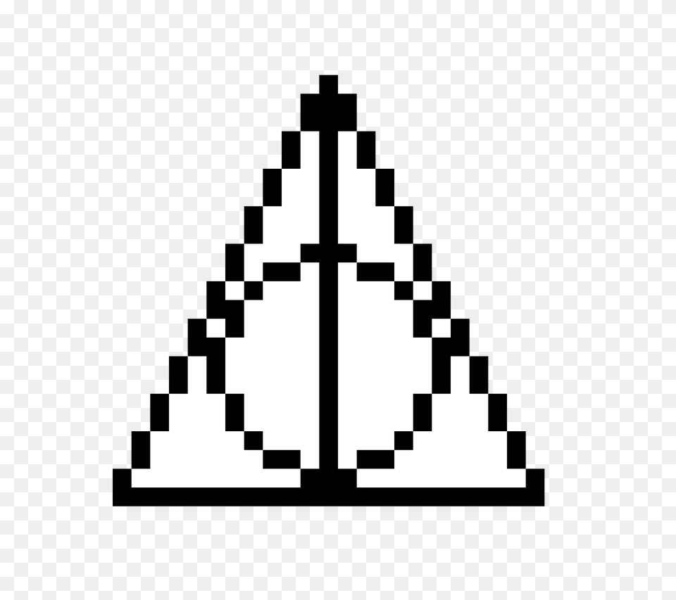 Deathly Hallows Pixel Art Maker, Triangle Free Transparent Png