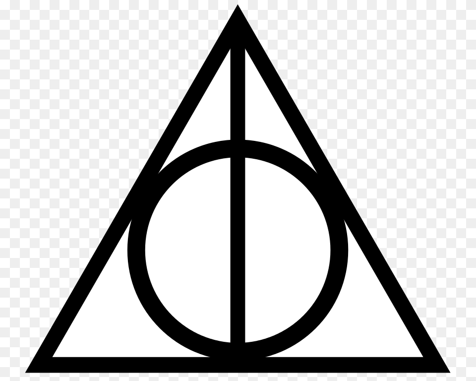 Deathly Hallows Sign, Triangle, Symbol Free Transparent Png