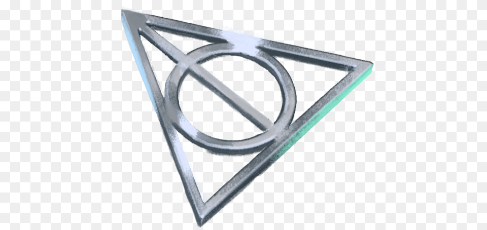 Deathly Hallows Wizards Unite Wiki Circle, Arrow, Arrowhead, Weapon, Triangle Png Image