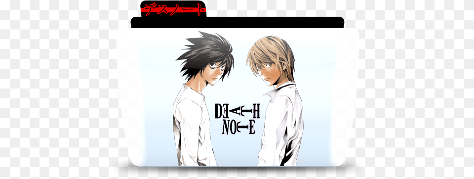 Deathnote Anime Boy Light Hair, Book, Comics, Manga, Publication Free Png Download