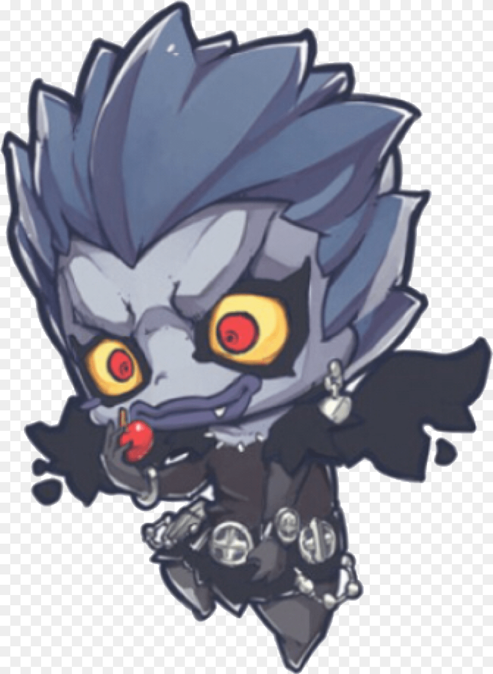 Deathnote Ryuk Freetoedit Death Note Anime Chibi, Book, Comics, Publication Png Image