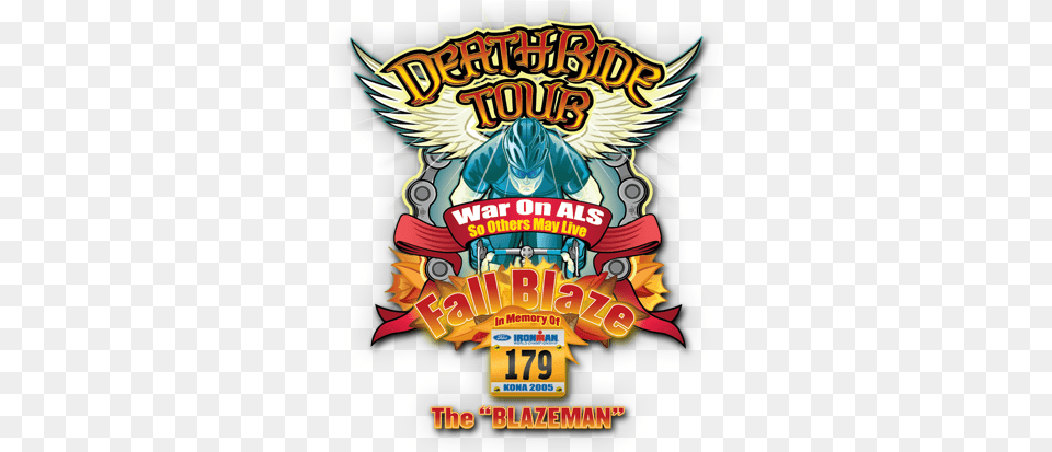Deathride Tour Fall Blaze Logo Death Ride Tour, Advertisement, Poster, Dynamite, Weapon Png Image