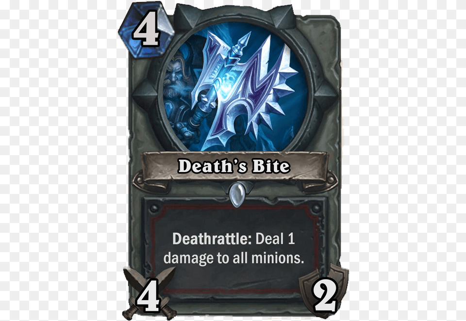 Deathsbite Warrior Card Curse Of Naxx Shadowblade Hearthstone Free Png