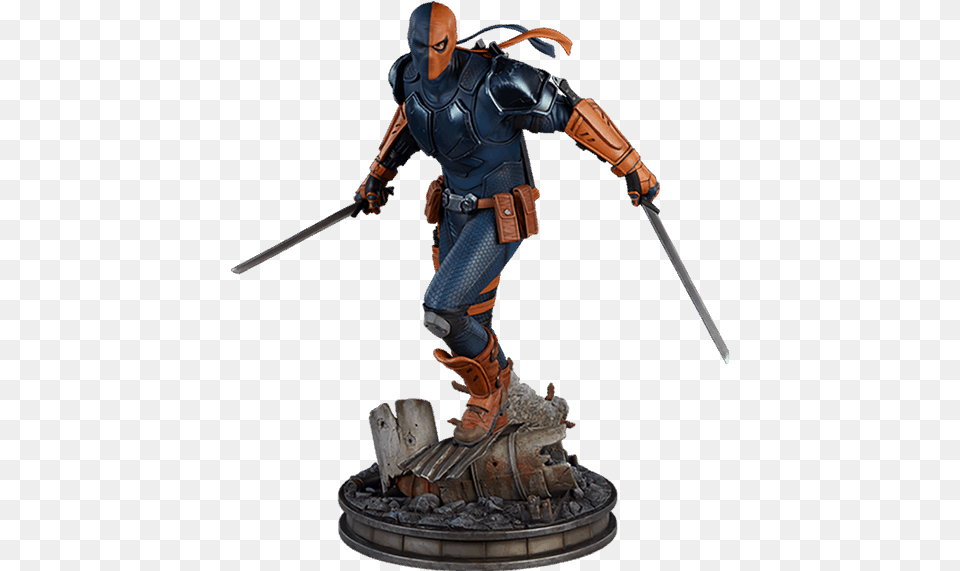 Deathstroke 14 Scale Premium Format Statue Sideshow Collectibles Premium Format Deathstroke, Figurine, Adult, Male, Man Free Png