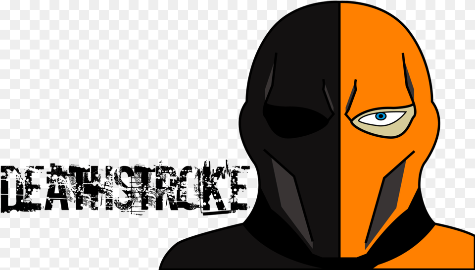 Deathstroke By Degeneratebatman Deathstroke Logo Transparent, Adult, Female, Person, Woman Png Image