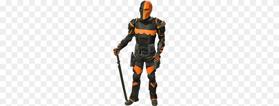 Deathstroke Cosplayer Action Figure, Adult, Male, Man, Person Free Png