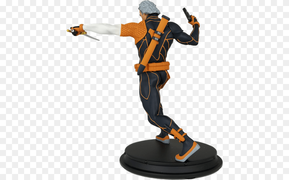 Deathstroke Rebirth Statue, Figurine, Person Free Png Download