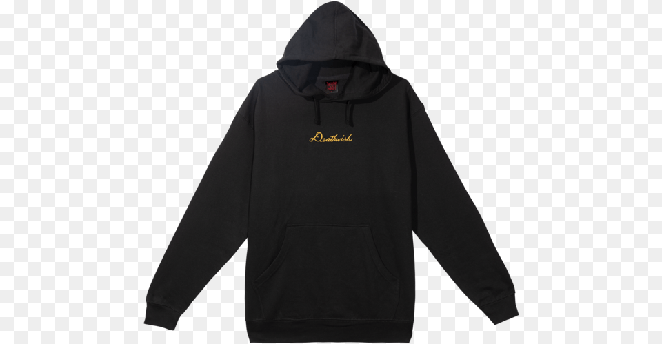 Deathwish Script Pullover Black, Clothing, Hoodie, Knitwear, Sweater Free Png Download